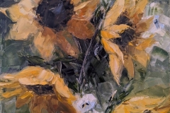 Sunflowers.-2020.-oil-on-canvas-30x40-cm